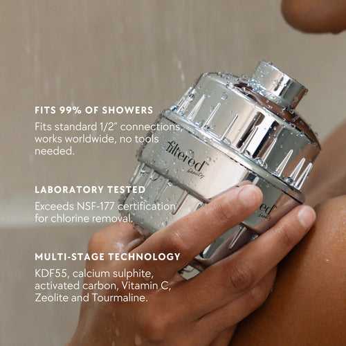 Filtered beauty shower purifier