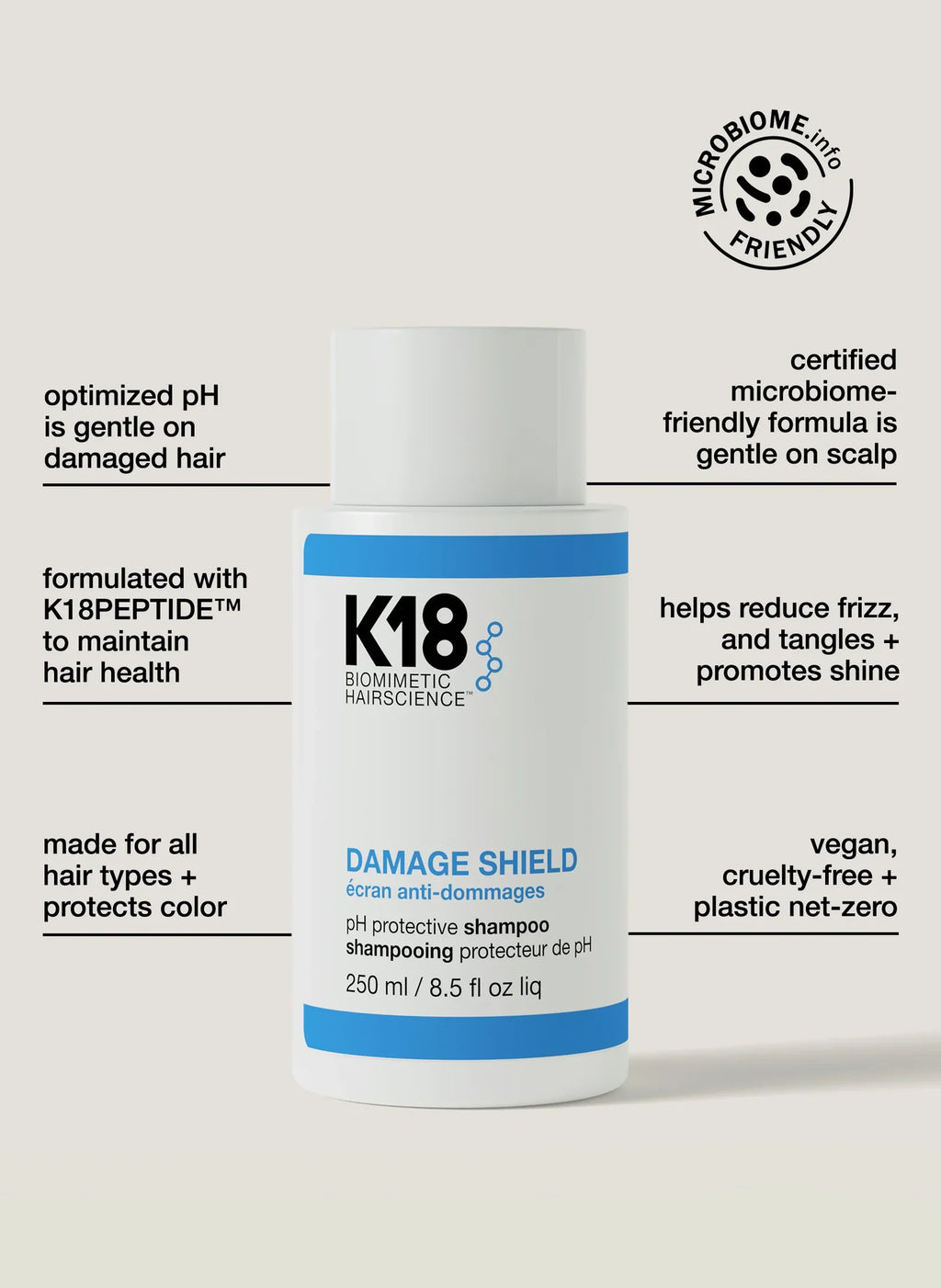 DAMAGE SHIELD pH protective shampoo 250m